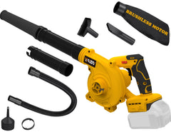 YAWV front view of cordless blower showing compact design and easy grip benefit