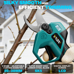 YAWV side profile with Makita battery inserted showing power compatibility