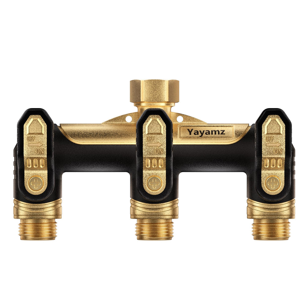 Yayamz front view of metal splitter showing durable all-metal body and reliable performance