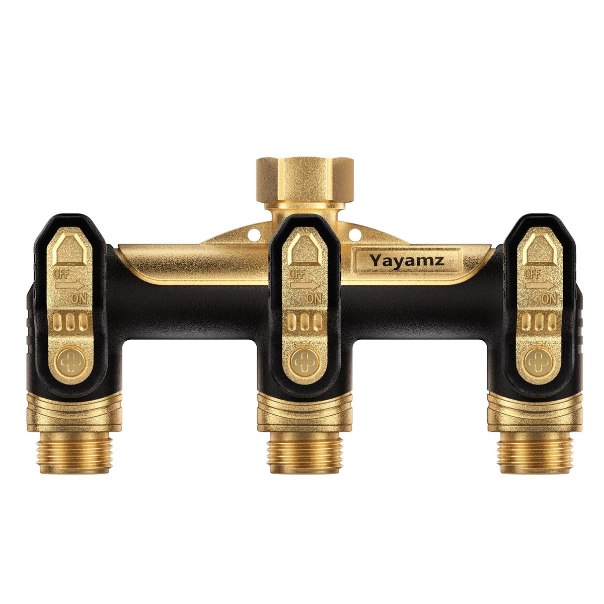 Yayamz front view of metal splitter showing durable all-metal body and reliable performance