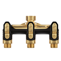 Yayamz front view of metal splitter showing durable all-metal body and reliable performance