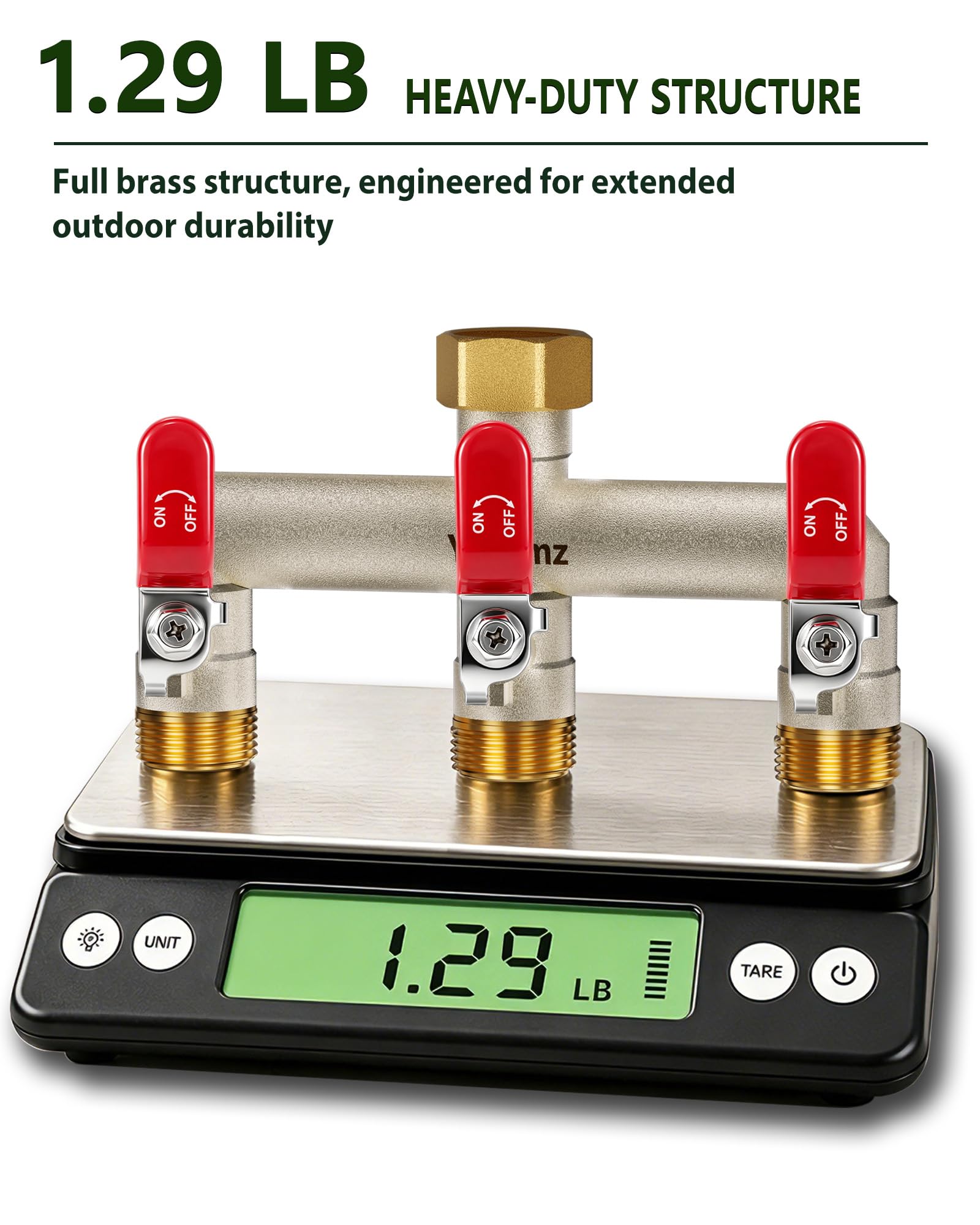 Yayamz flow demo showing steady full-flow performance under multiple outlets open