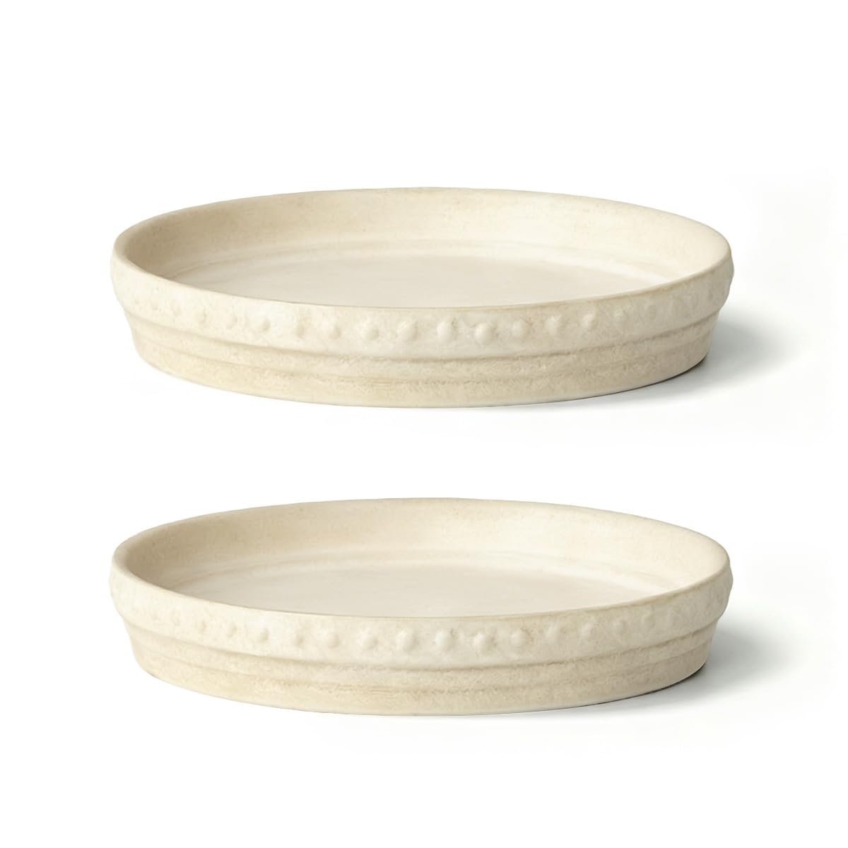 YBX YIBOXUAN front view of 8-inch ceramic saucer protecting furniture
