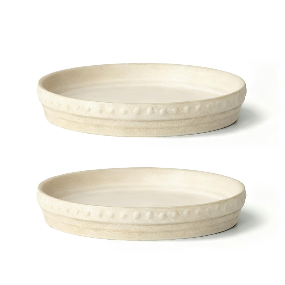 YBX YIBOXUAN front view of 8-inch ceramic saucer protecting furniture