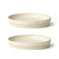 YBX YIBOXUAN front view of 8-inch ceramic saucer protecting furniture