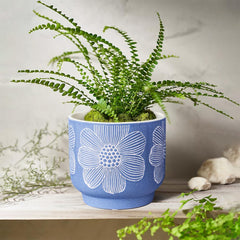YBX YIBOXUAN close-up of debossed flower texture highlighting artisan detail