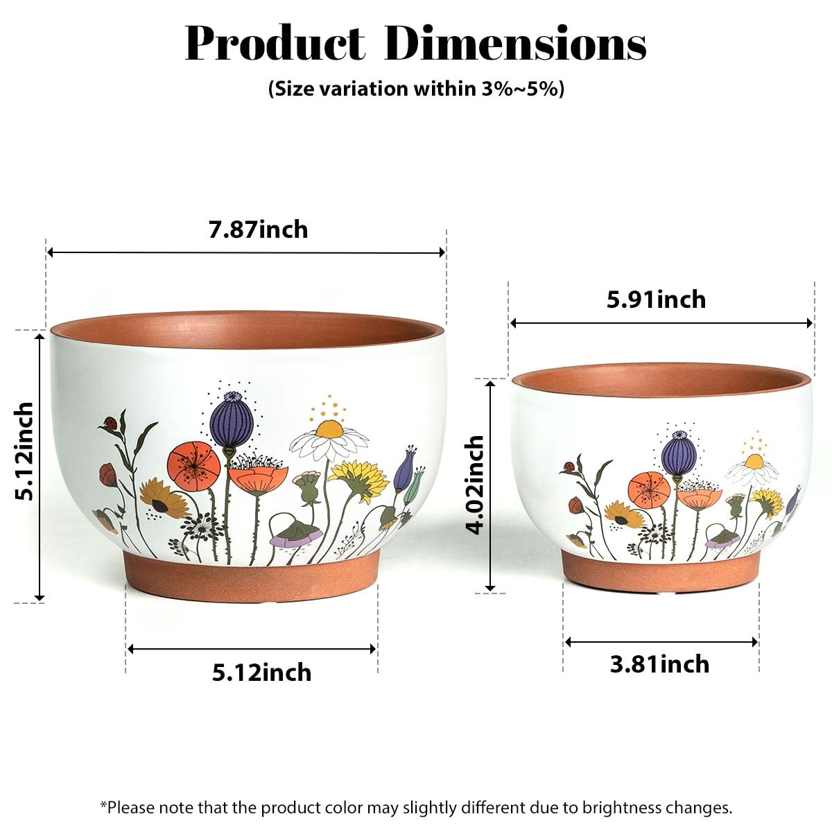 YBX YIBOXUAN large pot holding an orchid to highlight elegant staging