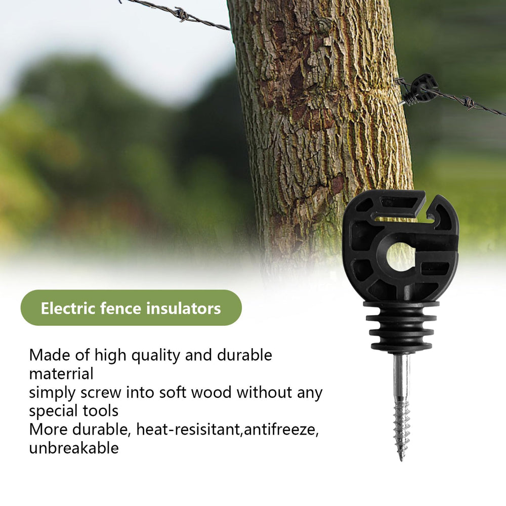 YCFERESY installed fence line keeping wires elevated for reliability