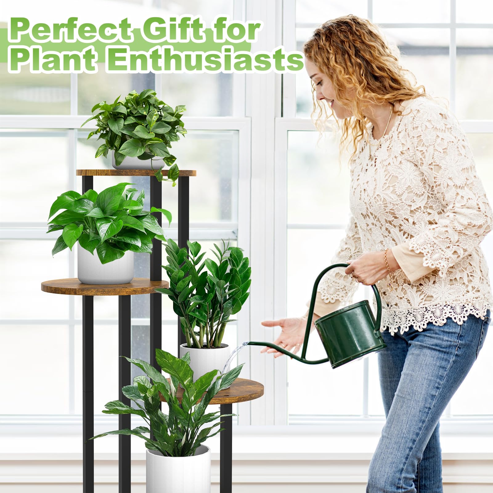 YOCOMEY balcony setup with mixed plants demonstrating decorative versatility