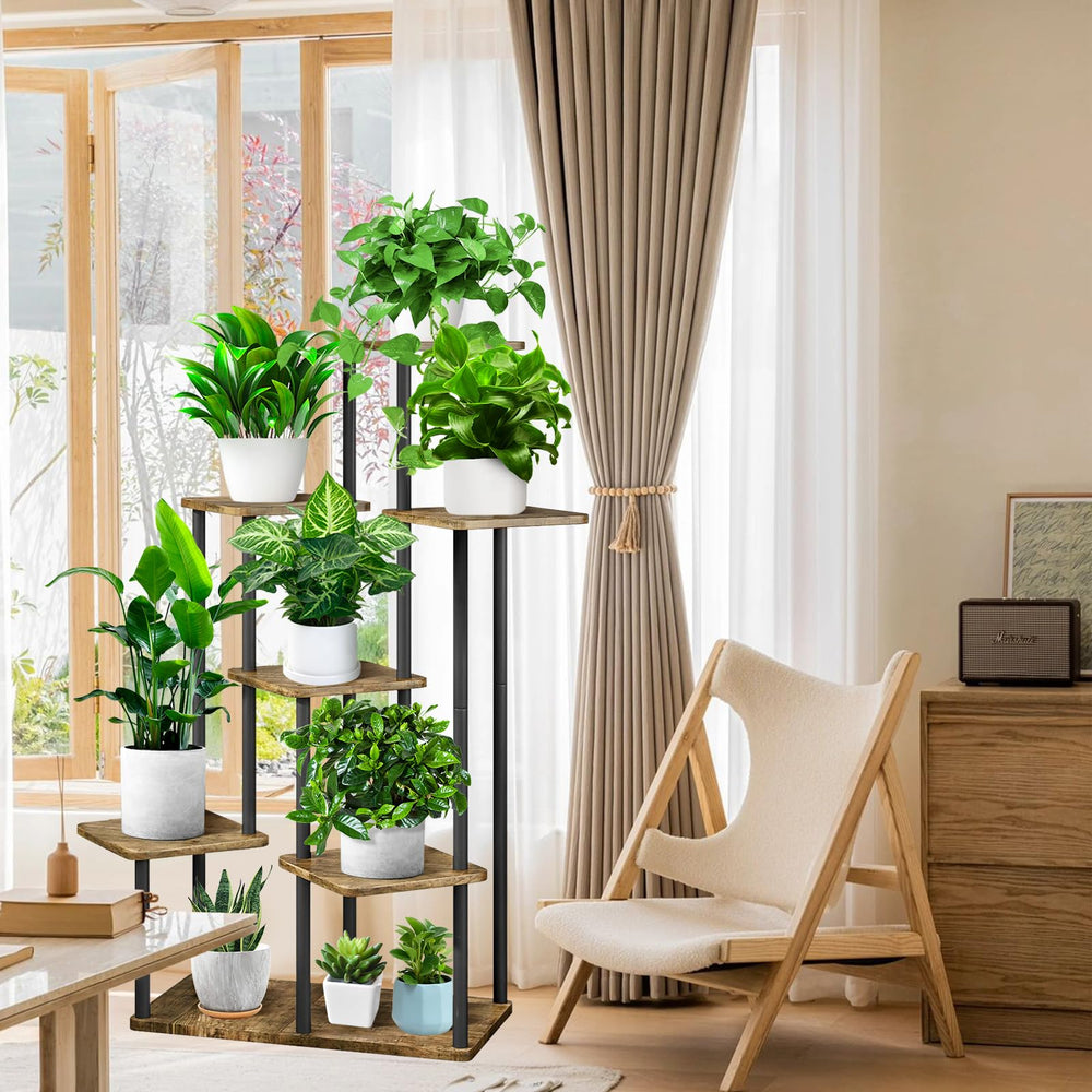 YOCOMEY corner installation on balcony maximizing vertical planting space