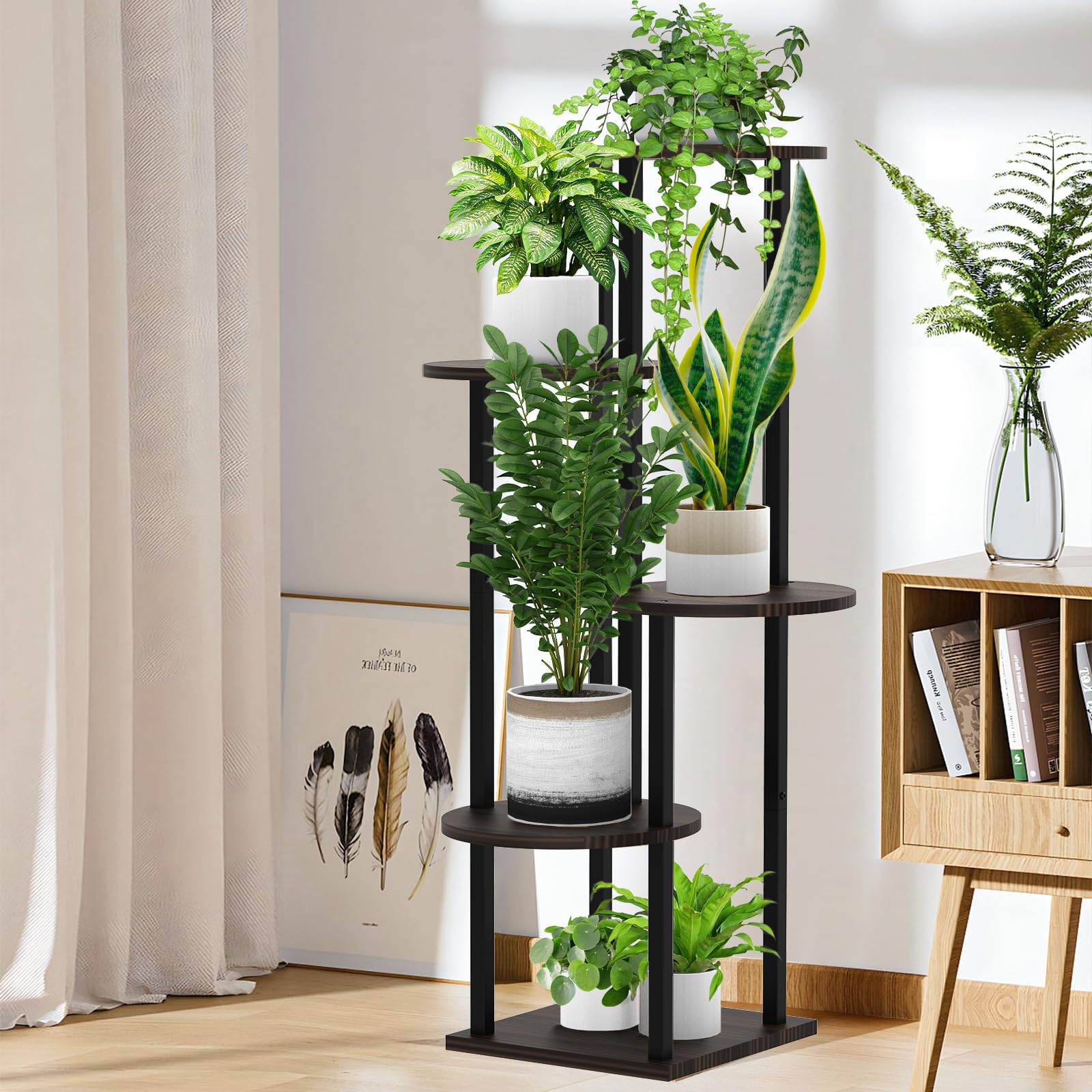 YOCOMEY multiple pots on shelves showing organized display benefit