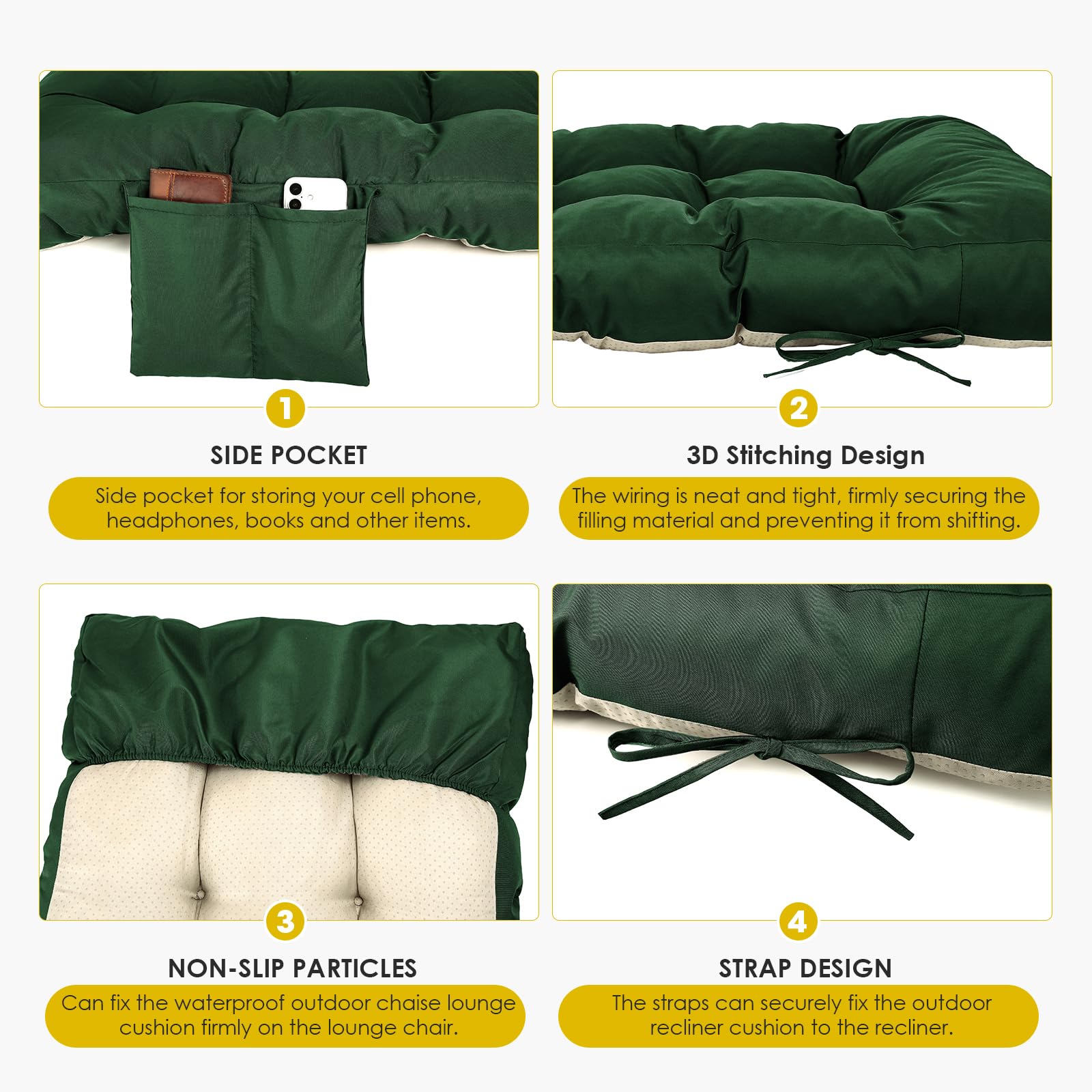 Yddsky cross-section of shredded memory foam and polyester for comfort