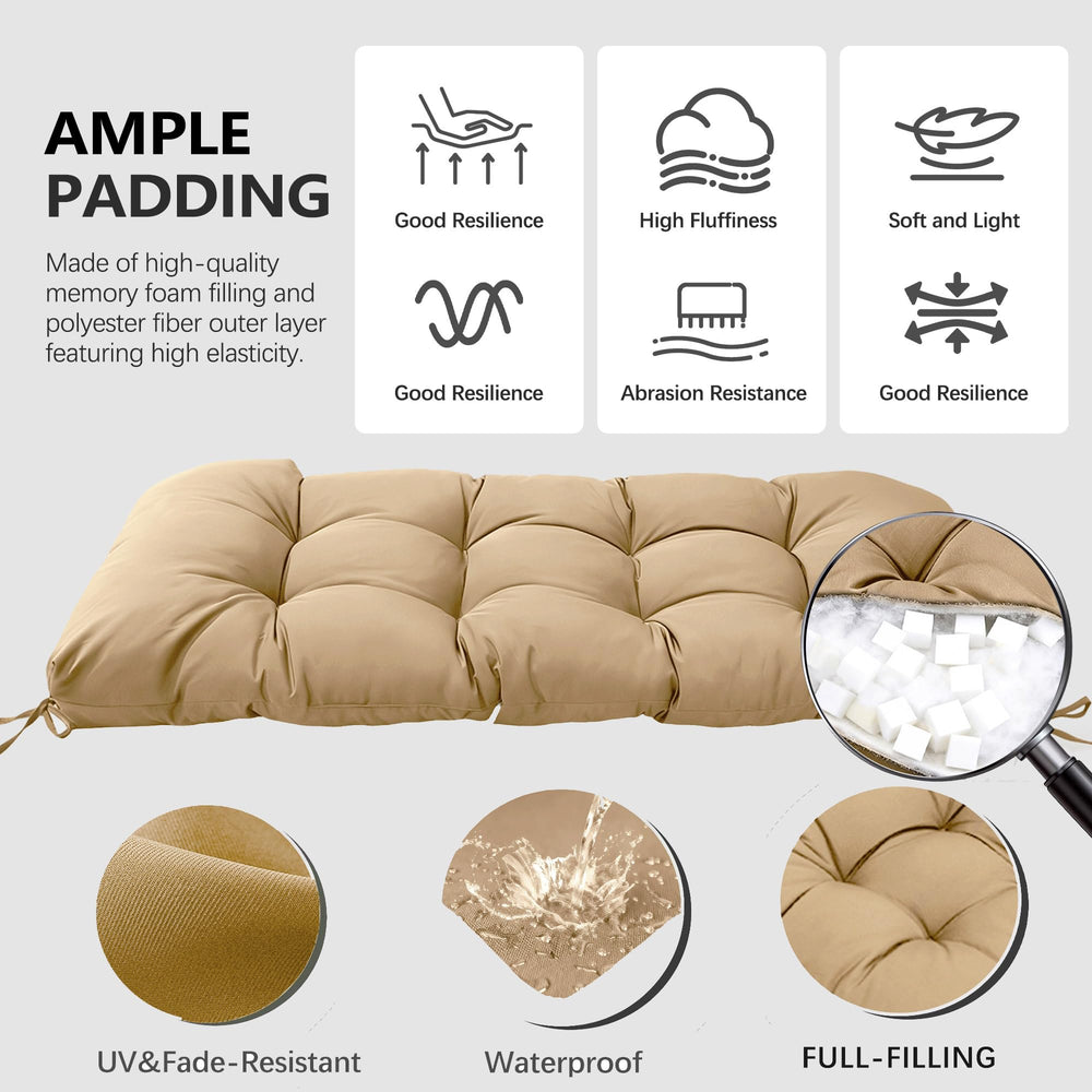 Yddsky 4-inch foam cross-section highlighting thick support and breathable comfort