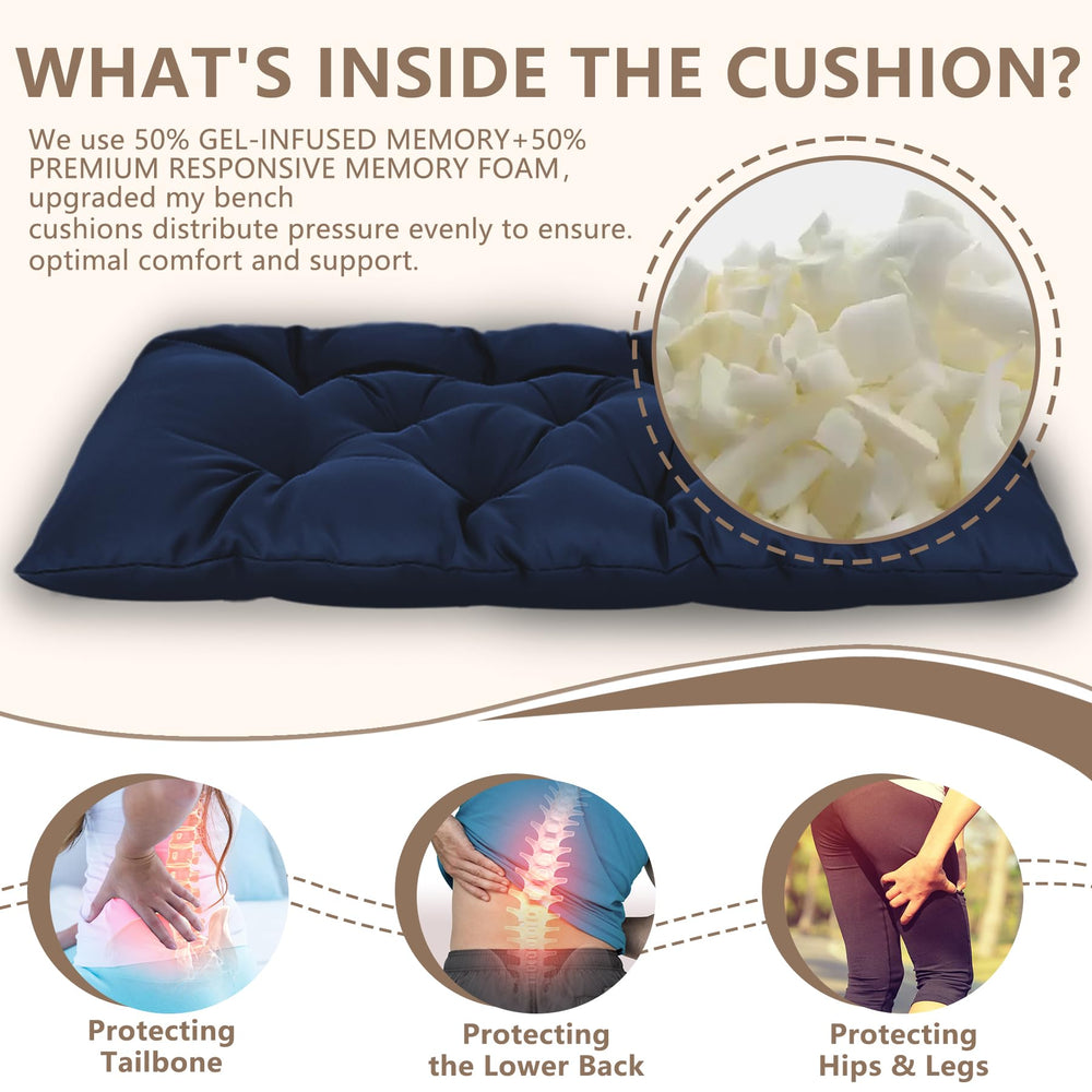 Yddsky cushion placed on wicker loveseat benefit: adds soft seating and style