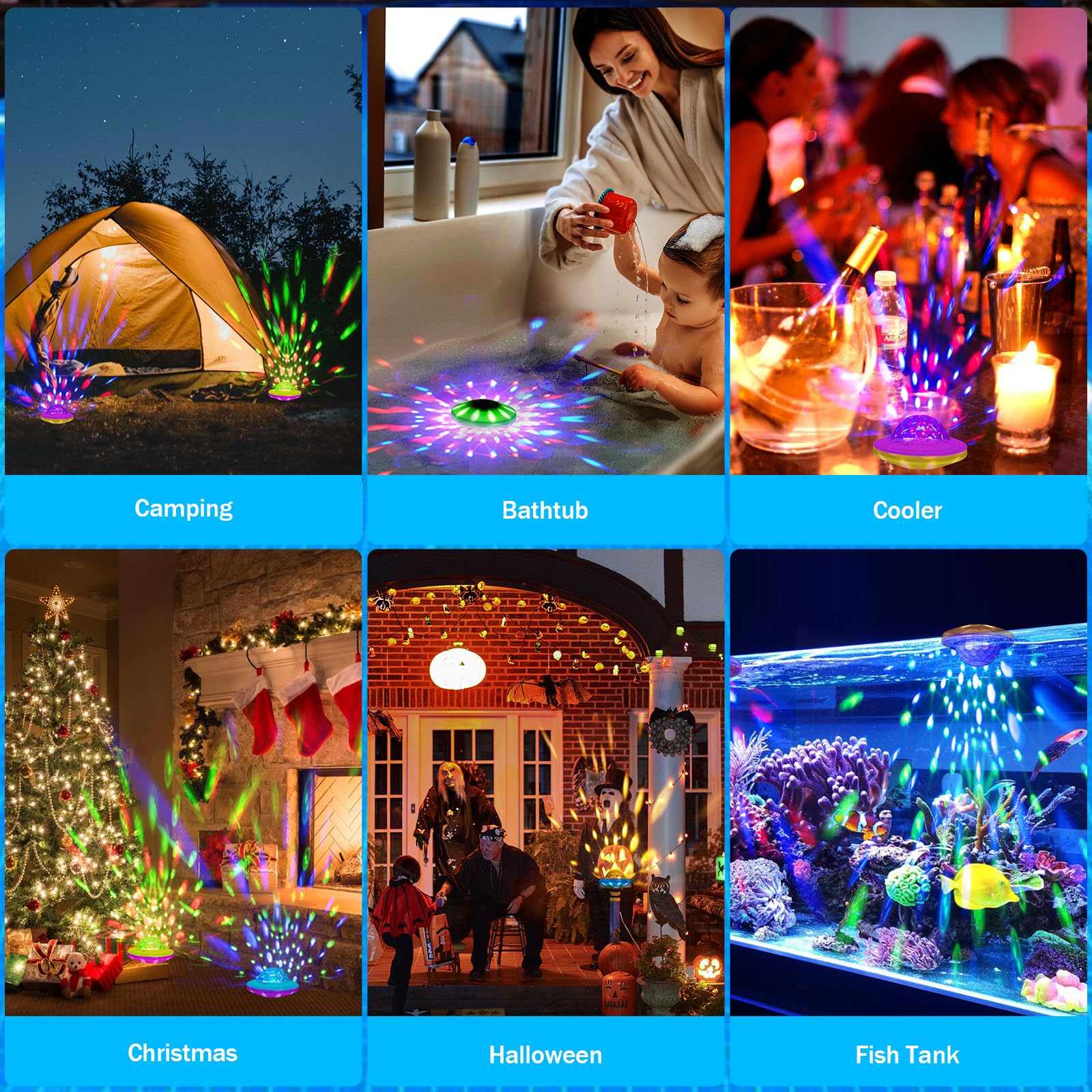 YDXZBC lights used on tree and porch for versatile decorative lighting