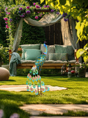 YEAHOME peacock side profile showing three-dimensional shape and lifelike silhouette