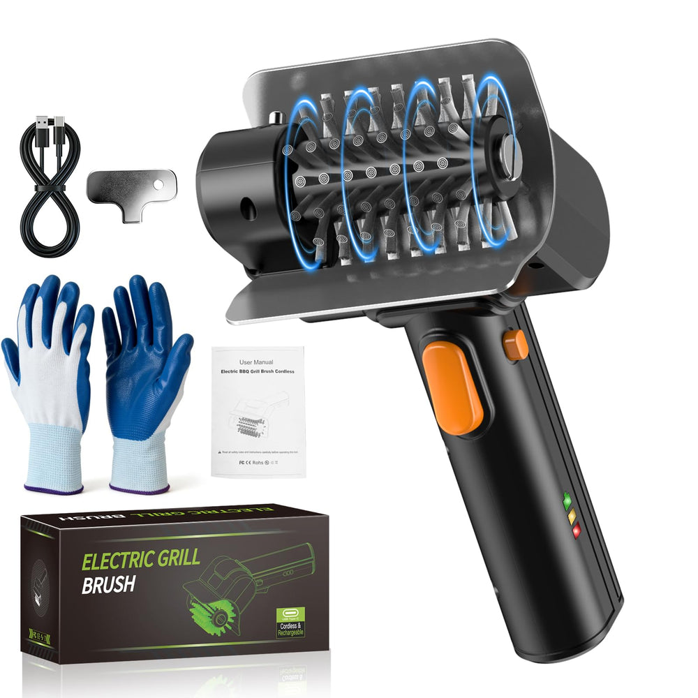 YEBLEM front view with packaging showing included glove and brush — clear gift presentation