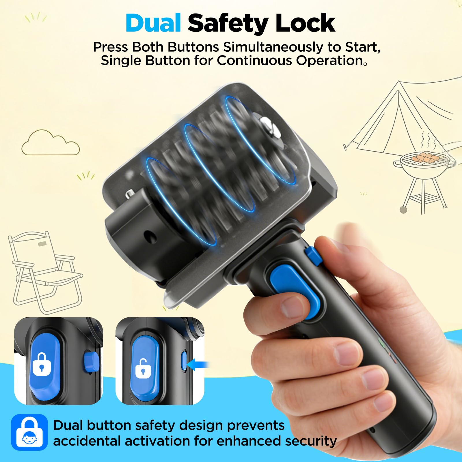 YEBLEM safety glove and included accessories for hand protection