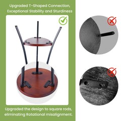 Yedcxup lower shelf detail showing waterproof coating, easy-to-clean benefit