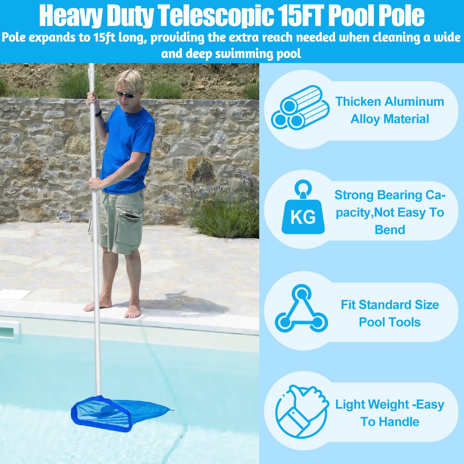 YEECHUN handle rubber grip and lifting ring showing comfortable secure handling