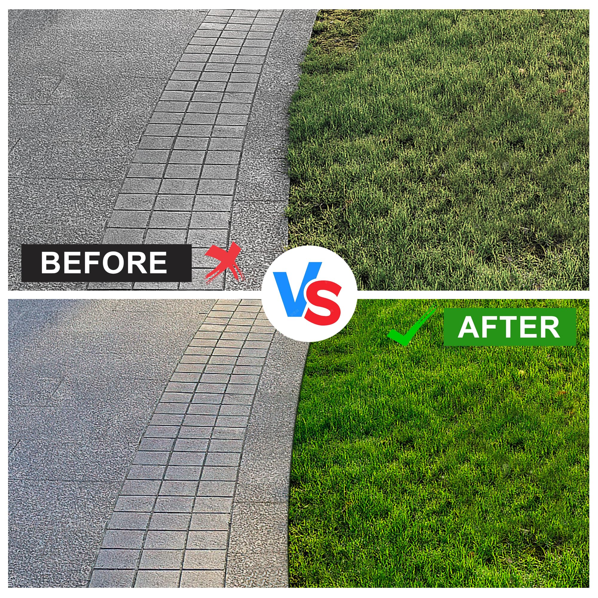 YEELOR in garden lifestyle setting showing tidy edges and quiet operation benefit