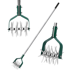 YEELOR front view of rotary cultivator showing full tool and head, easy handling benefit