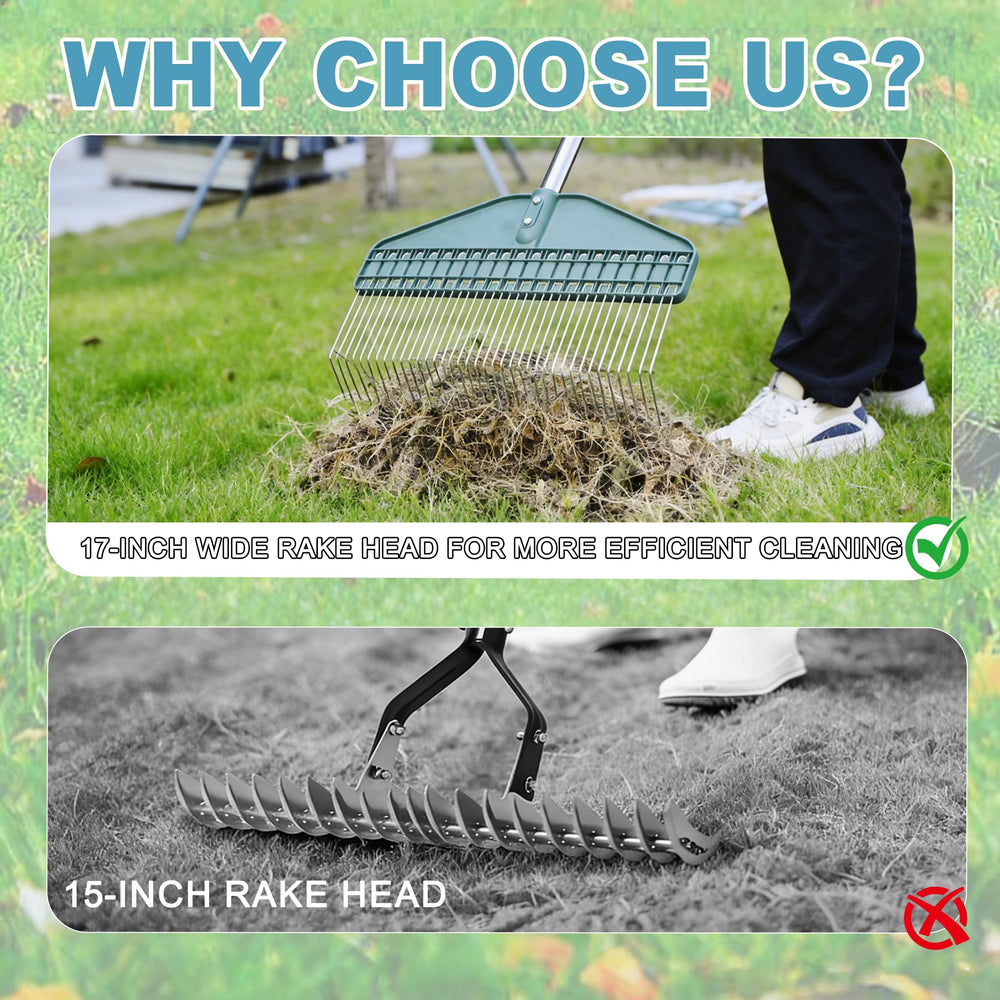 YEELOR double-bolt connection providing stable, wobble-free rake performance