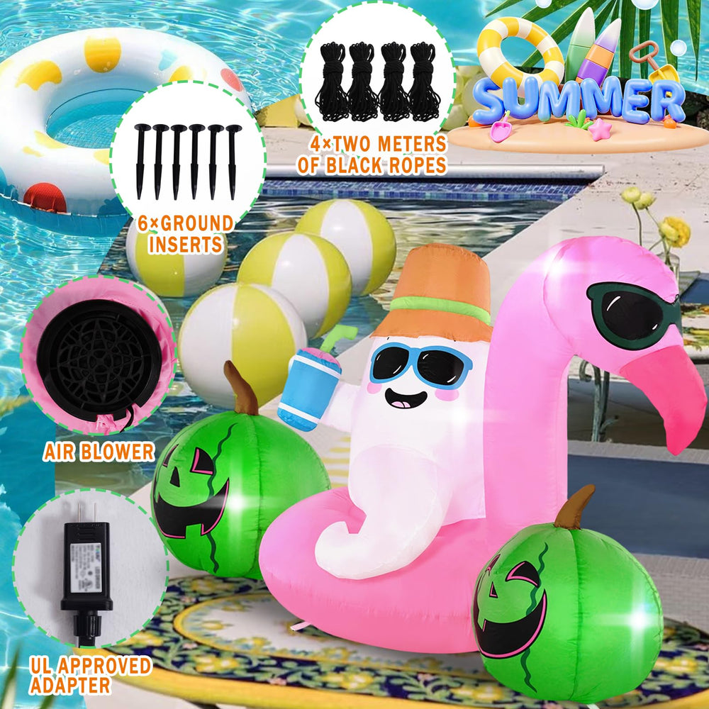 YEFOLAHK flamingo float texture highlighting durable colorful fabric