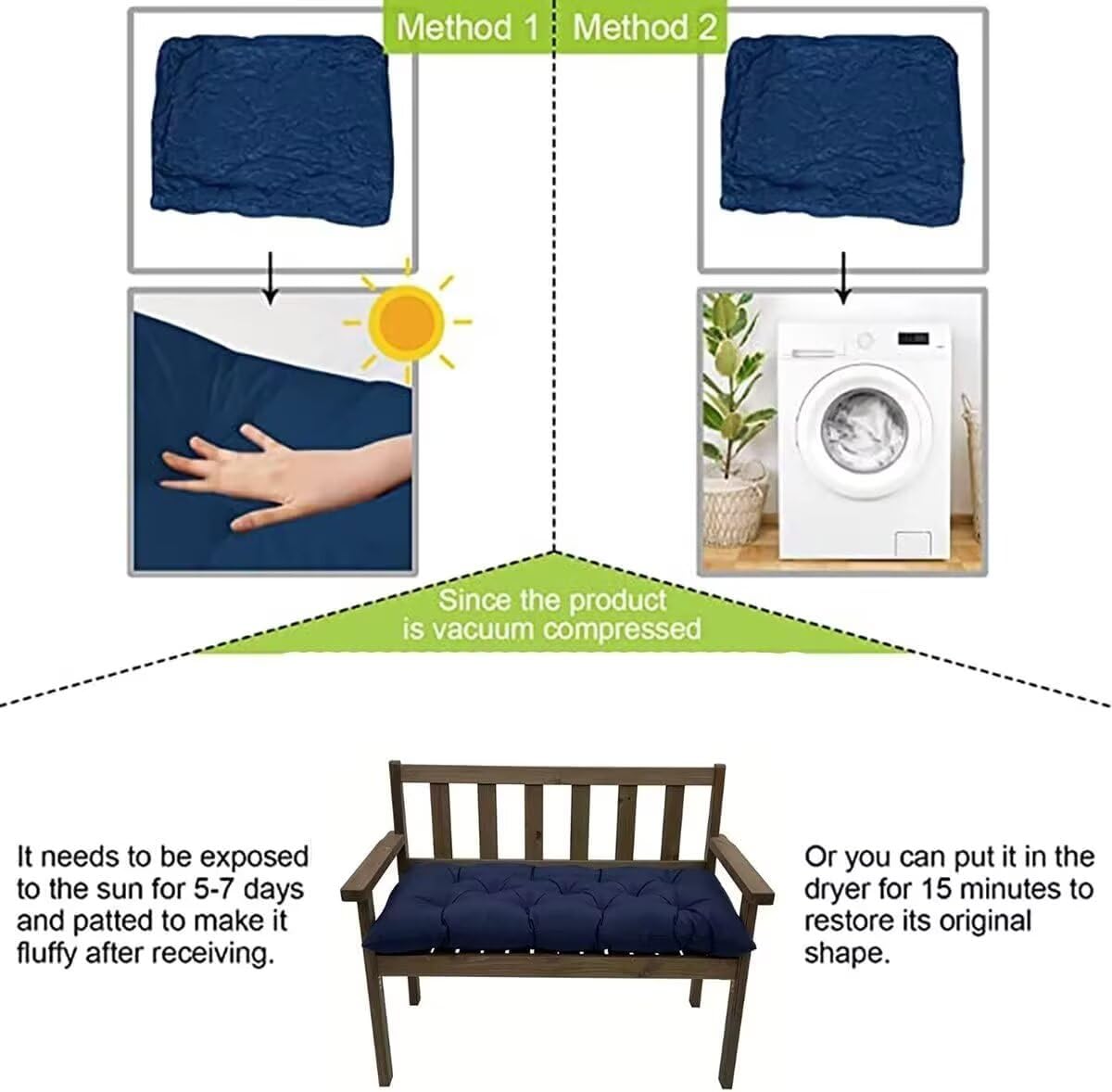 Yefound cushion on porch setting adding comfortable, durable outdoor seating