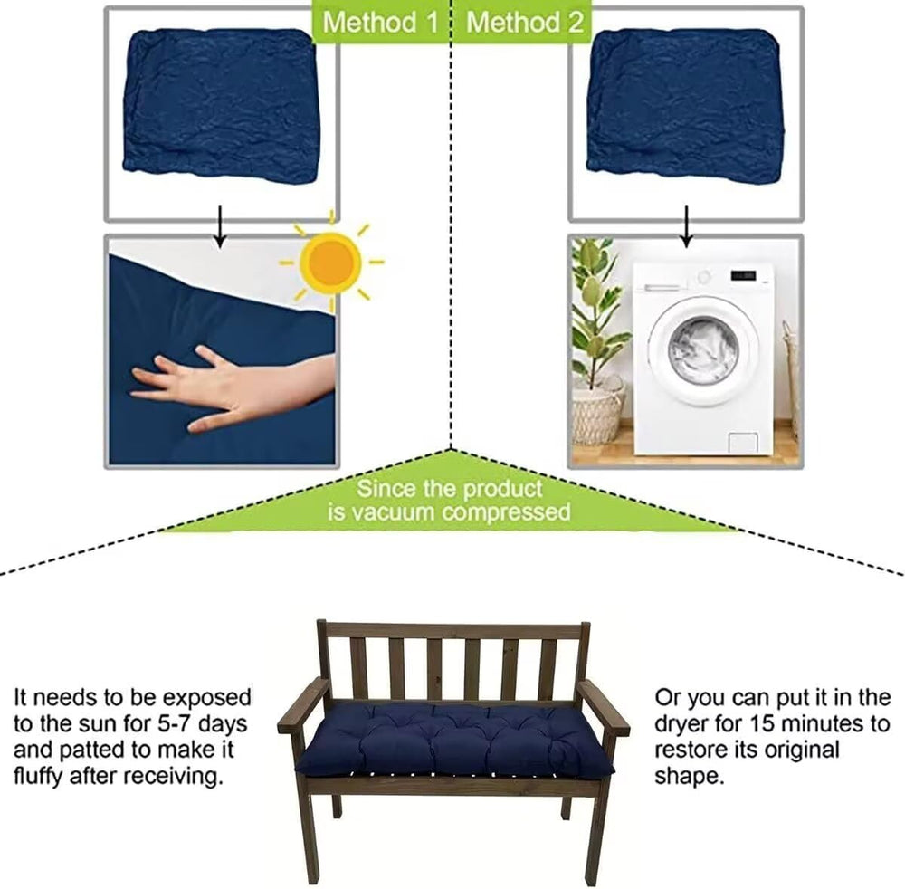 Yefound cushion on porch setting adding comfortable, durable outdoor seating