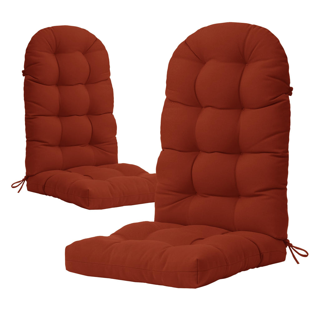YEFU front view burnt orange cushion showing full coverage and inviting comfort