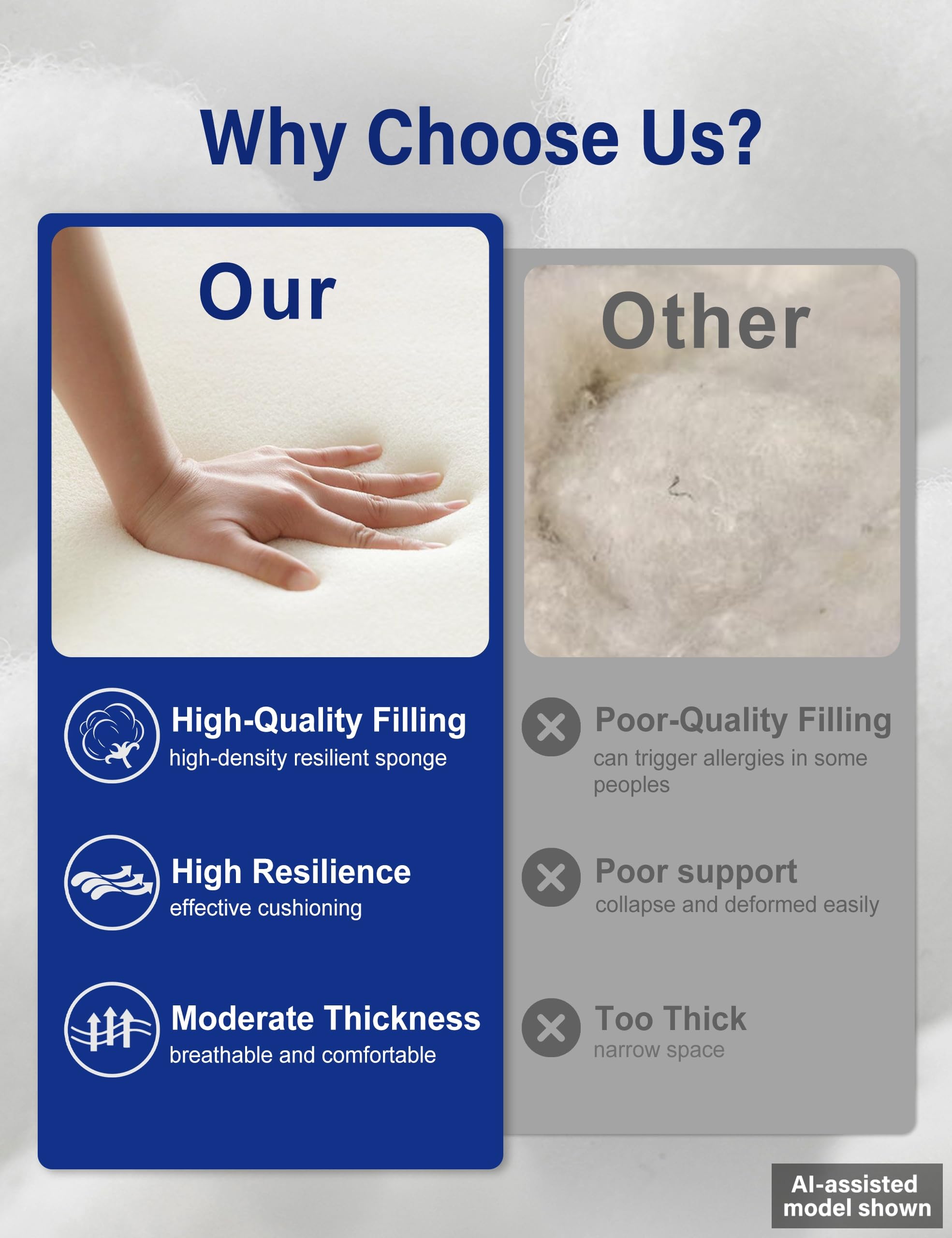 YEFU fabric texture with water droplets showing splash-resistant, quick-dry benefit
