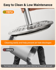 YEFU carry bag packed portable for easy transport to campsite or patio