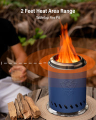 YEFU accessories bag, fireproof mat and mini sticks for ready portability