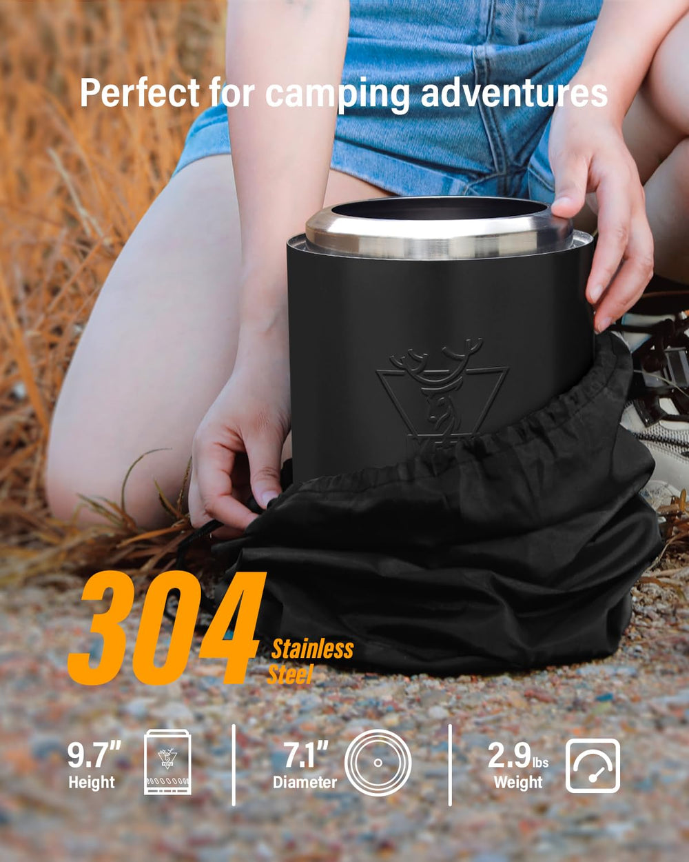 YEFU triangular one-piece stand detail demonstrating anti-tip stability benefit
