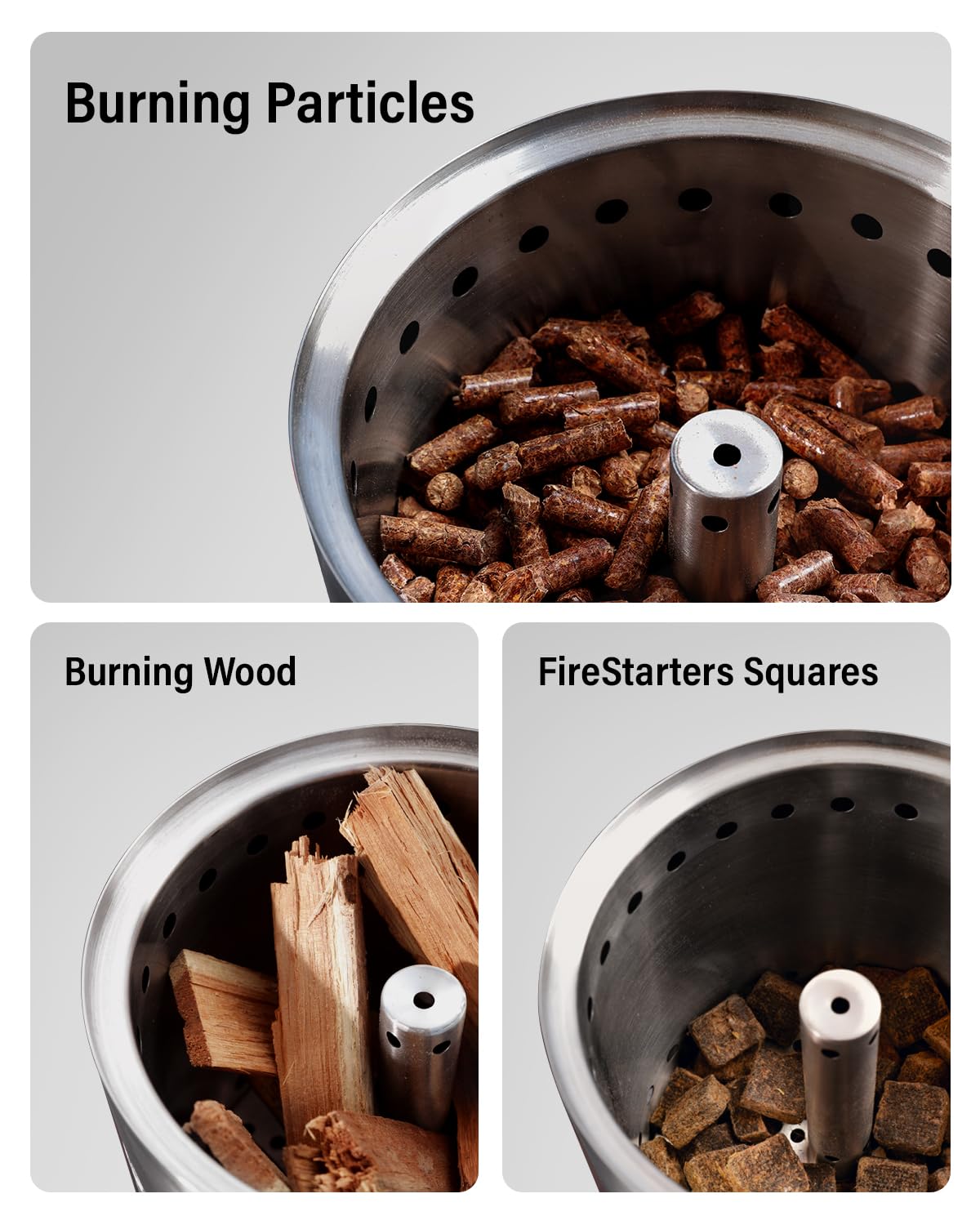 YEFU accessories laid out: roasting sticks, fireproof mat, and portable bag for convenience