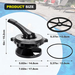 YEHERIT handle close-up highlighting grip and detent for improved valve control