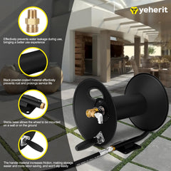 YEHERIT close-up of powder-coated finish resisting rust for outdoor use