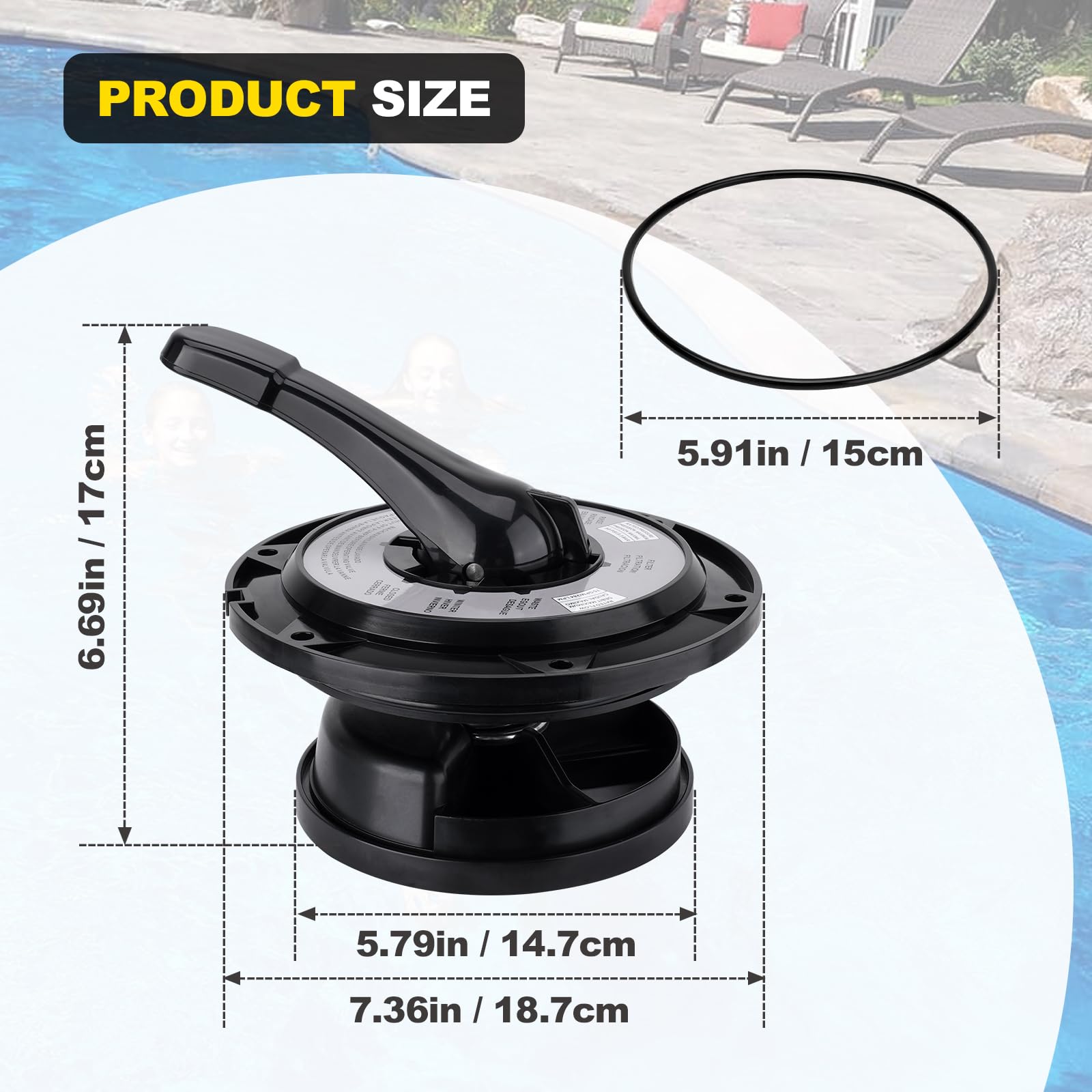 YEHERIT molded label and part number highlighting OEM-style match