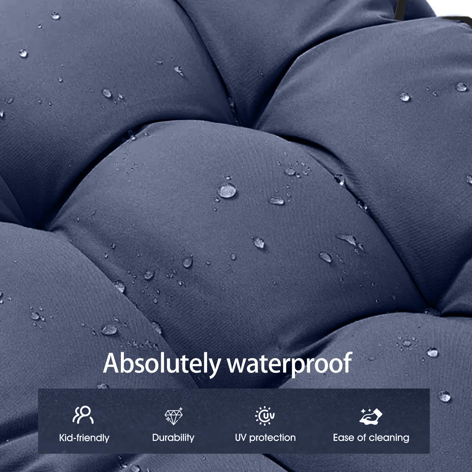 Yehotty waterproof demo with liquid beading to protect cushion