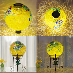 YELENEW close-up of peacock-like yellow pattern showing decorative texture