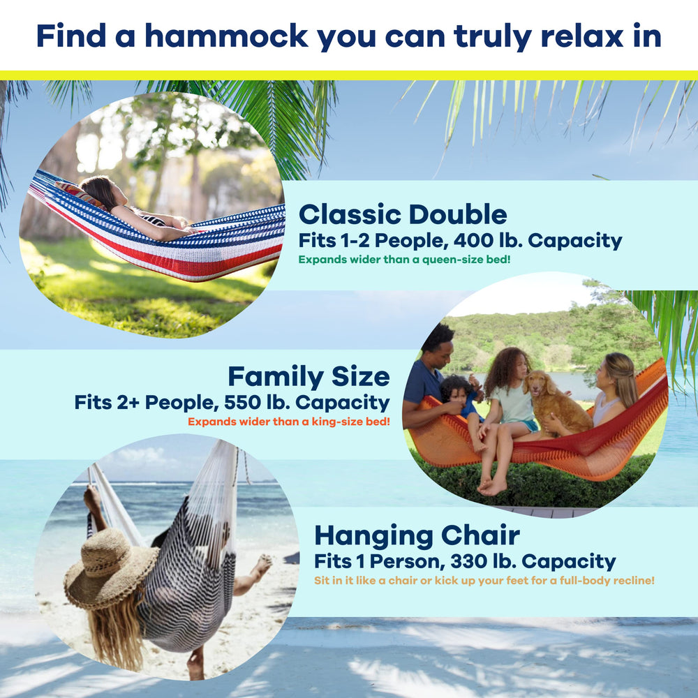 Yellow Leaf Hammocks label and end-finish highlighting artisan craftsmanship durability