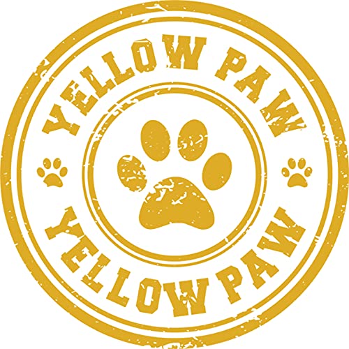 Yellow Paw lifestyle image installing fence posts in field illustrating professional results and speed