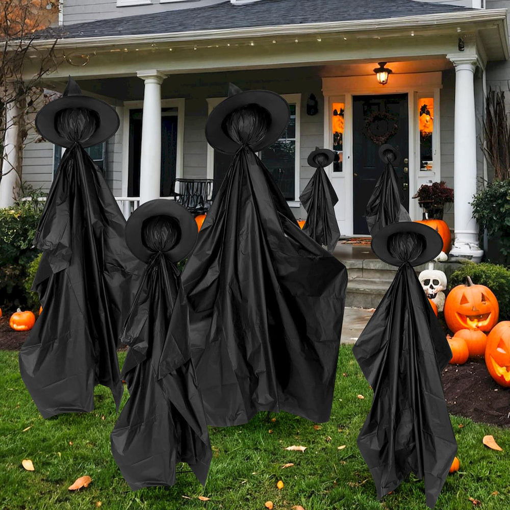 yeload lawn setup at night showing spooky curbside visibility benefit