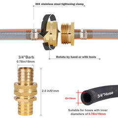 YELUN stainless-steel clamp detail showing rust resistance and secure hold