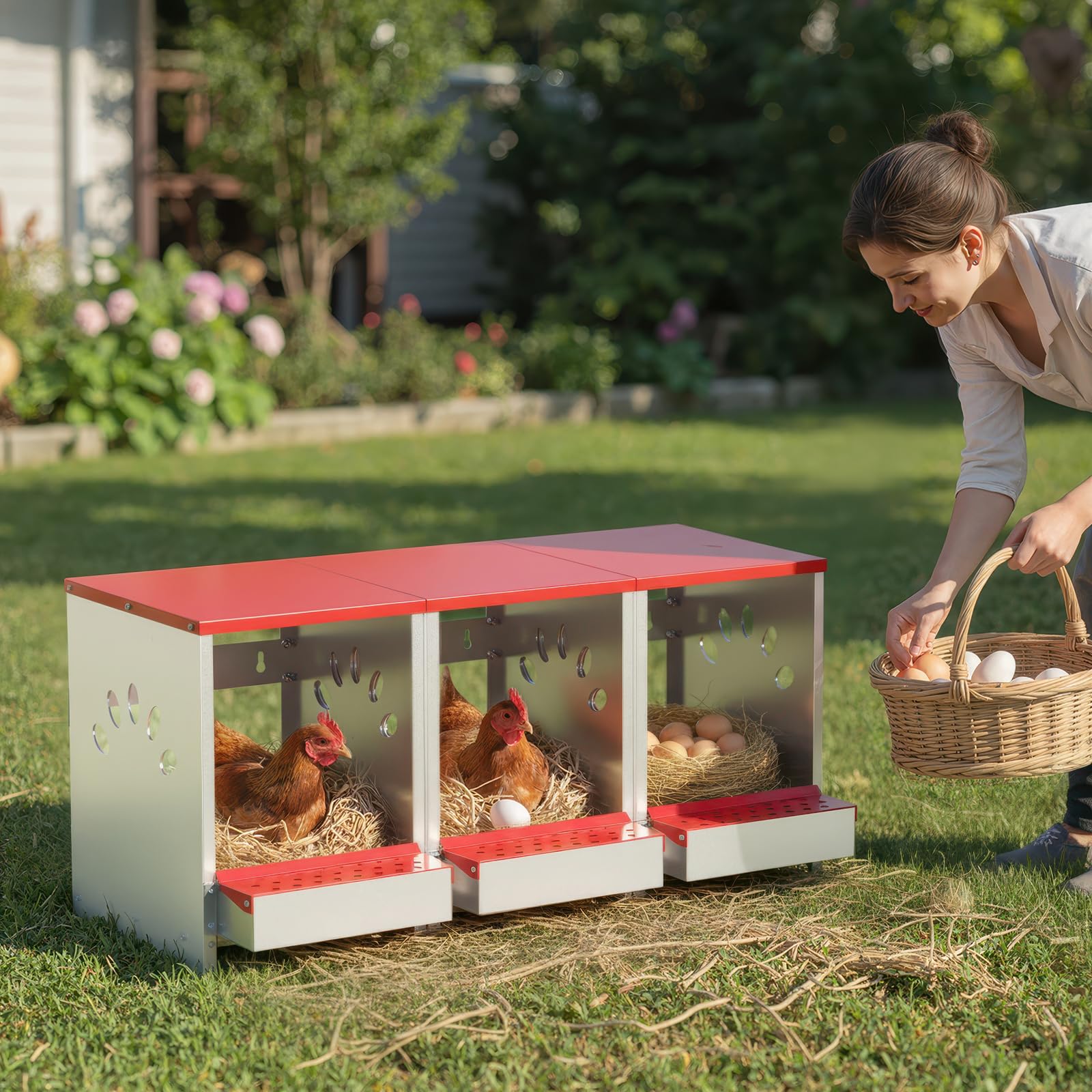 YENAM lifestyle farm installation showing practical use and organized coop