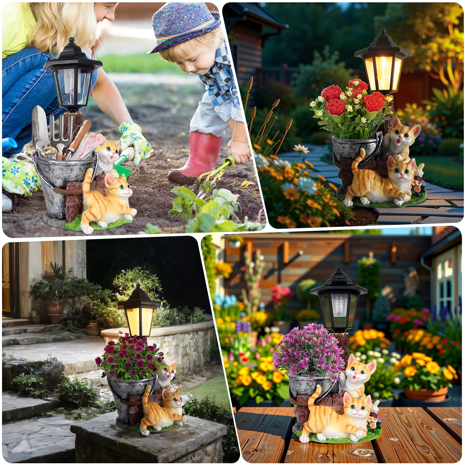 YEPOTUE in garden setting demonstrating ambient light and decorative appeal