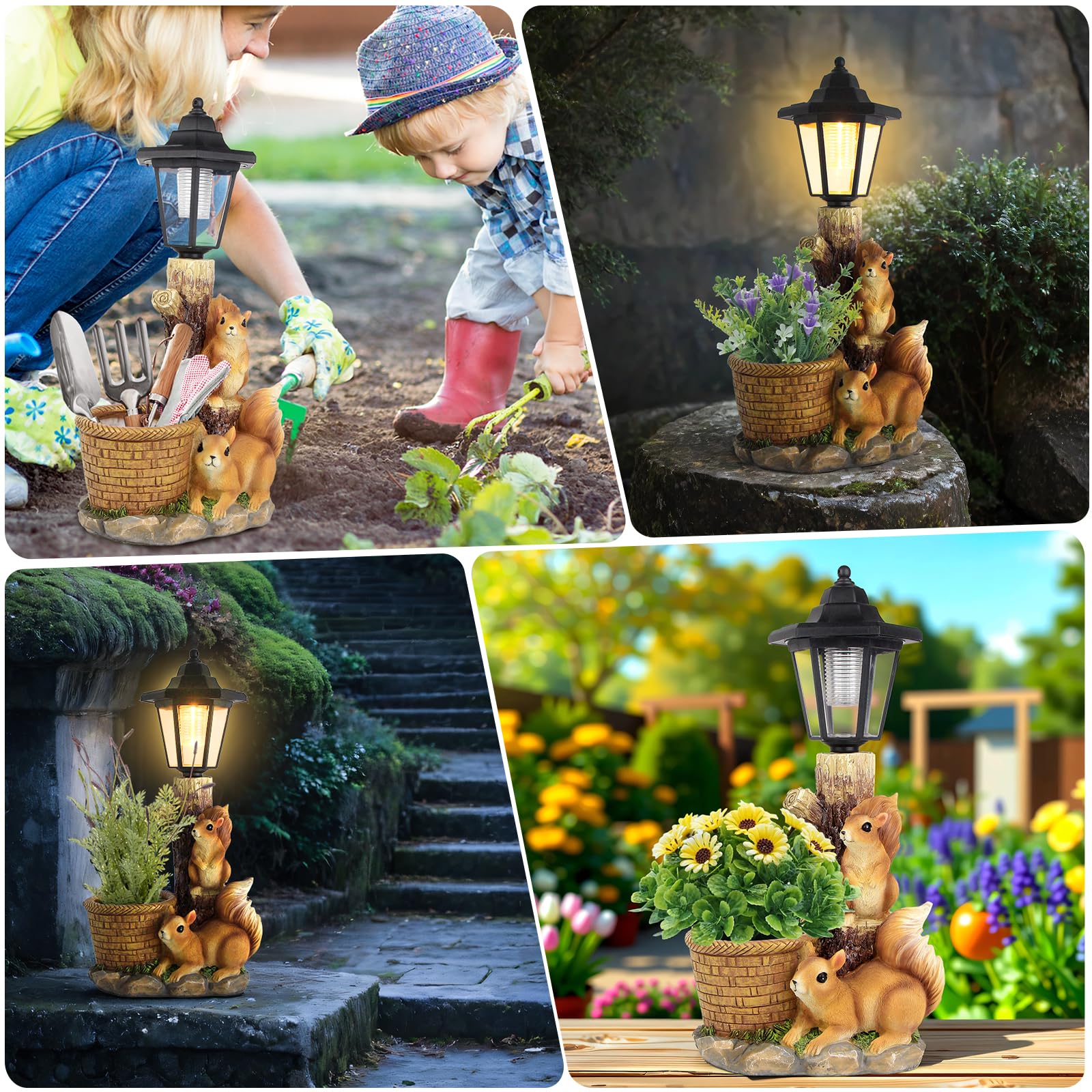 YEPOTUE lantern lit at night creating soft ambient lighting for evening ambiance