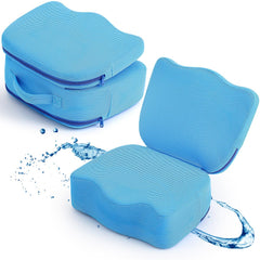 Yerliker booster seat front view showing comfortable padded lift for better soaking