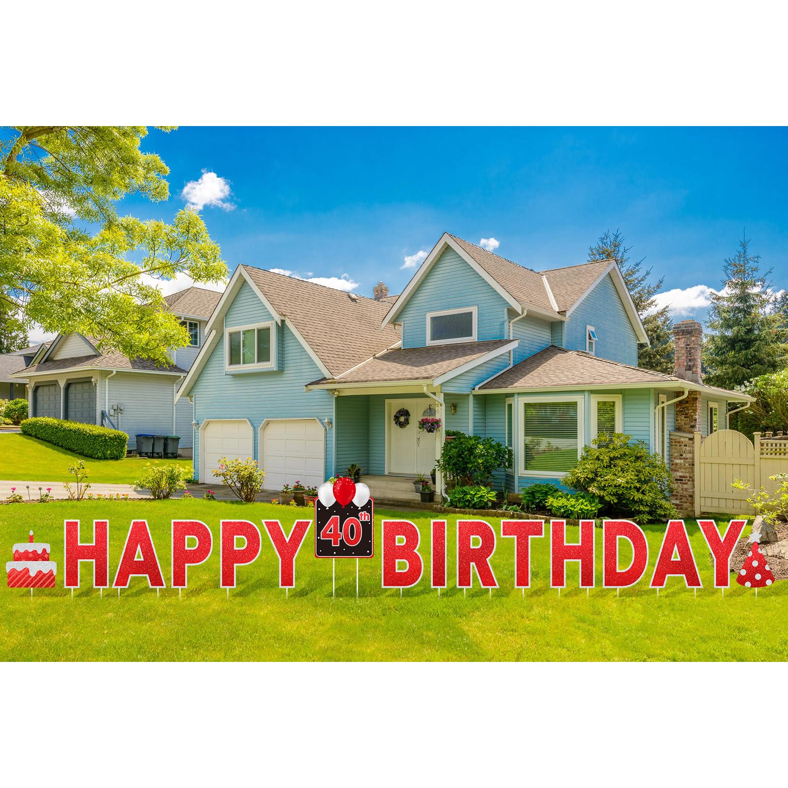 Yerliker number stickers on age board allowing customizable birthday displays